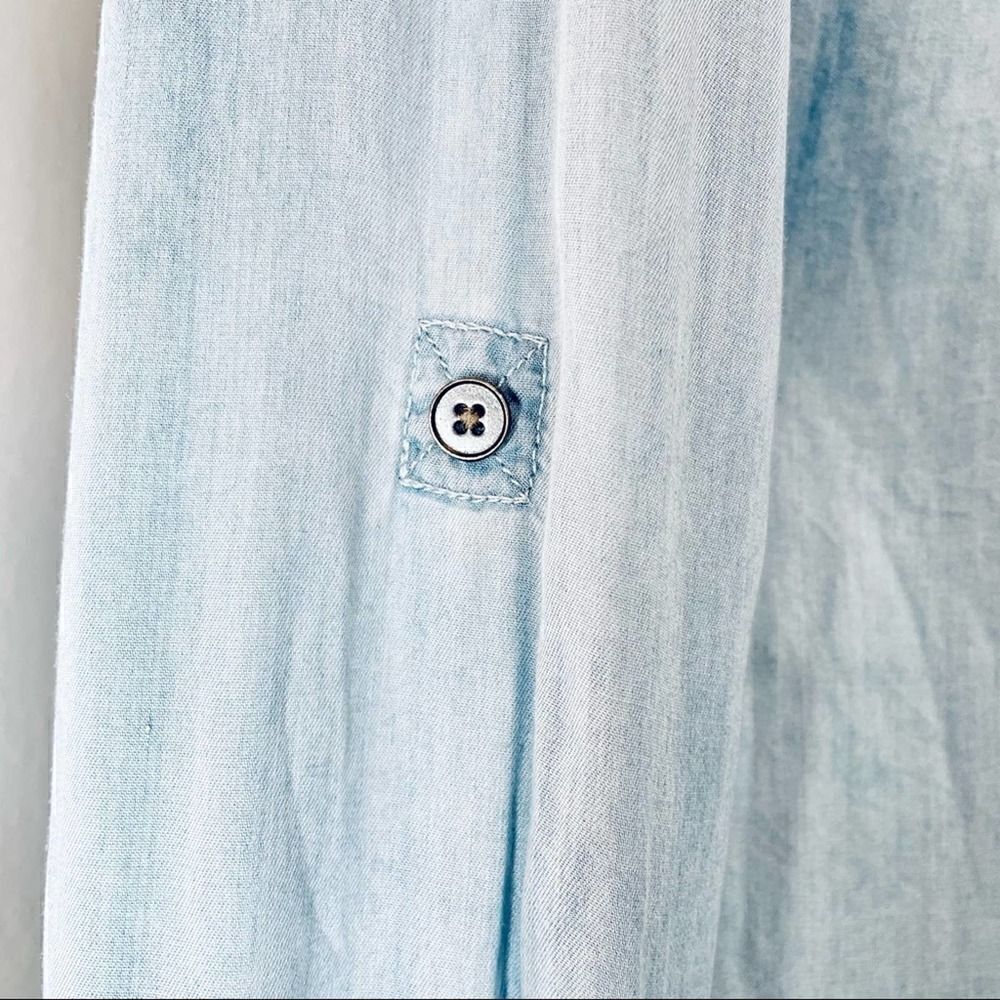 SO Shirt Dress Relaxed Denim Womens Small - Picture 7 of 13